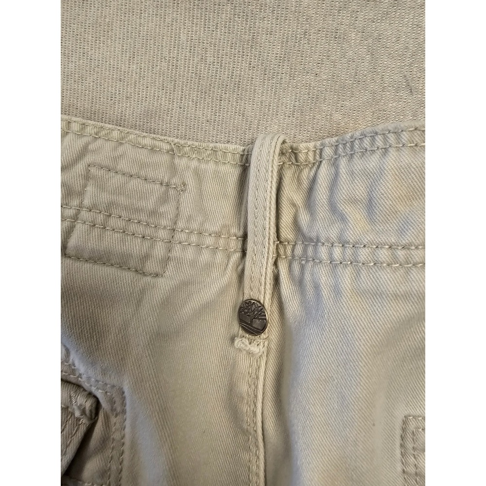 Timberland Mens Cargo Shorts Size 40 Khaki Tan Cotton Twill Hiking Utility 5325 - Picture 5 of 6